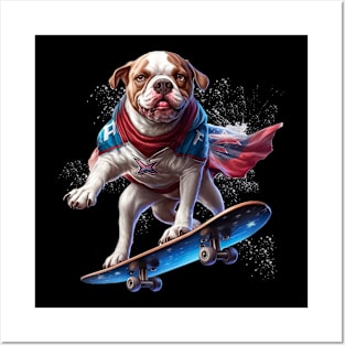 Bulldog the mighty superhero Posters and Art